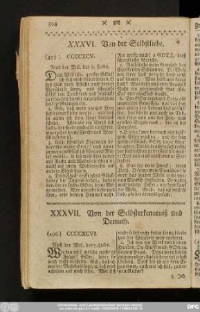 XXXVII. Von der Selbterkenntniß und Demuth.
