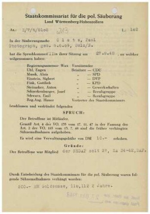 Glatz, Paul