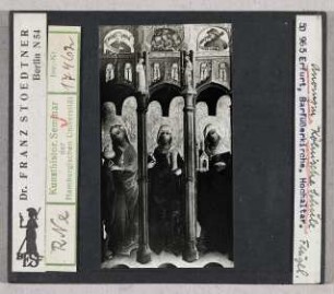Erfurt, Barfüßerkirche: Hochaltar, Flügel, Heilige (Stoedtner-Nr. 50965)