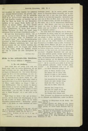 Blicke in das mittelalterliche Schulleben : 2. Der erste Schulgang