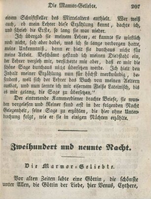 Zweihundert und neunte Nacht