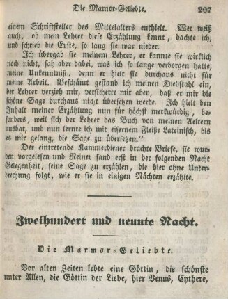 Zweihundert und neunte Nacht