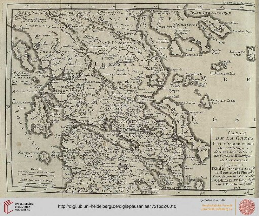 Carte de la Grèce
