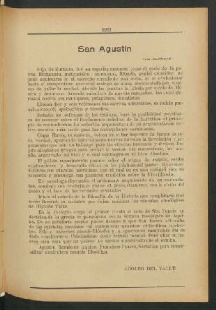 San Agustín
