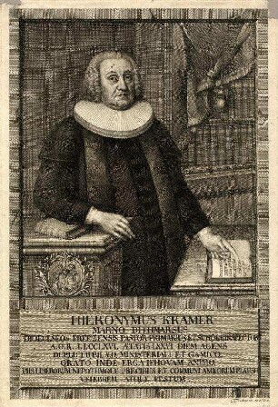 Bildnis von Hieronymus Kramer (1690-1775)