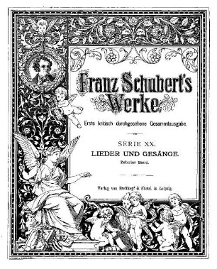 Franz Schuberts Werke. 20,10. Bd. 10, Anhang. - Partitur. - 1895. - 137 S.