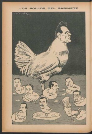 Los pollos del gabinete