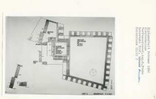 Klosteranlage (Diplomarbeit bei Bernhard Hermkes): Grundrisse 1:200