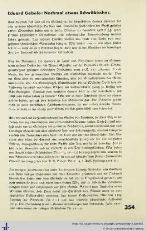 Nochmal etwas Schwäbisches.