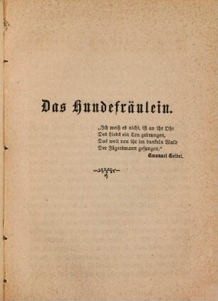 Erzählende Schriften, 28. Kleine Erzählungen ; 5