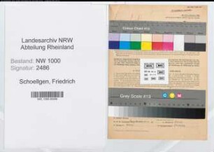 Entnazifizierung Friedrich Schoellgen, geb. 03.02.1896 (Angestellter)