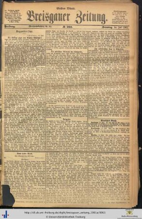 14.07.1901 (Erstes Blatt)