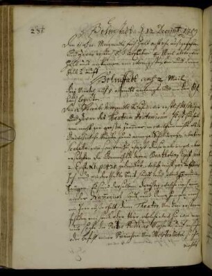 Helmstedt 12. - 17. Dezember 1709