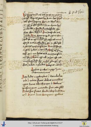 (67r - 68v) Didaskalie, Argumentum und Prolog.