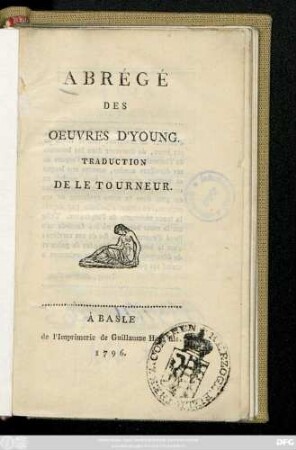 Abrégé Des Oeuvres D'Young