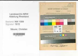 Entnazifizierung Christian Meurer , geb. 01.06.1902 (Brandmeister)