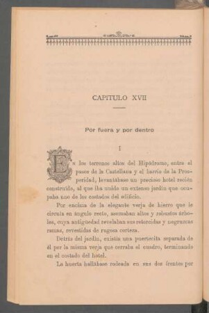 Capítulo XVII - Por fuera y por dentro