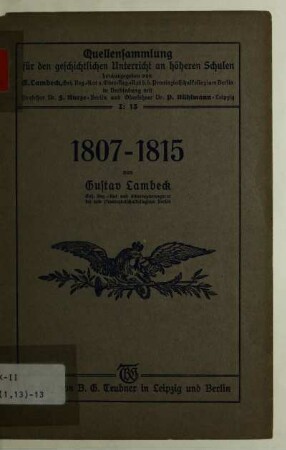 H. 13: 1807 - 1815