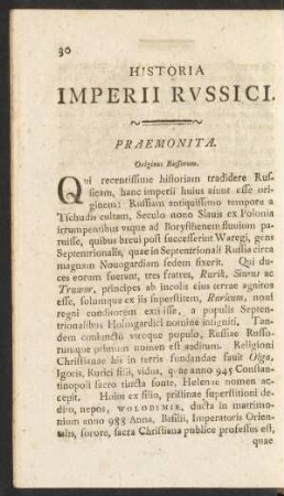 Historia Imperii Russici