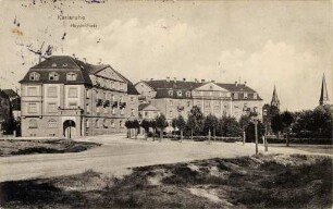 Postkartenalbum. "Karlsruhe Haydn-Platz". Haydn-Platz