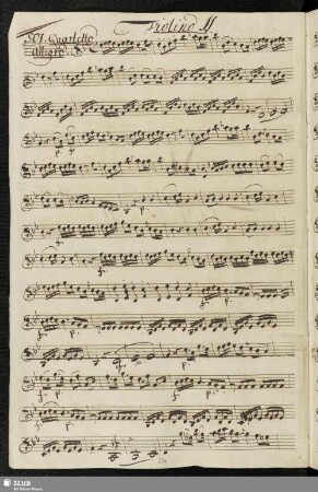 501. Quartetto: Bel piacere in questo giorno / Anfossi, P.