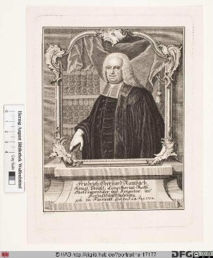 Bildnis Friedrich Eberhard Rambach d. Ä.