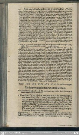Die Predigten über den hundert und fünff und zwantzigsten Psalm