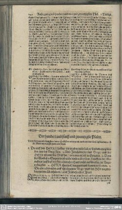 Die Predigten über den hundert und fünff und zwantzigsten Psalm