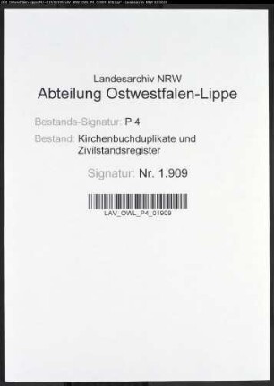 Kirchenbuchduplikat der katholischen Gemeinde Hellinghausen (GHT 1866). (Gemeinde: Hellinghausen, katholische Gemeinde)