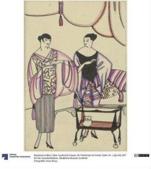 Zwei modische Frauen, für Friedmann & Weber