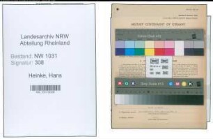 Entnazifizierung Hans Heinke , geb. 28.04.1891 (Beamter)