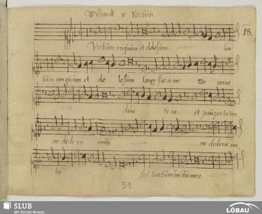 Willaert, Adrian: Verbum iniquum