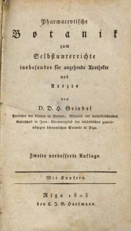 Pharmaceutische Botanik