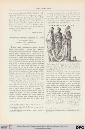 13: Costumi napoletani del sec. XVI.