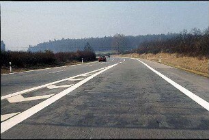 Ausfahrt aus Tangente (Stockach Richtung Stuttgart)/Einfahrt in Nebenfahrbahn