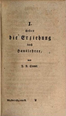 Allgemeine Revision des gesammten Schul- und Erziehungswesens, 10