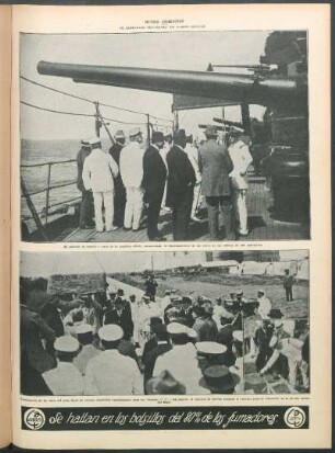 El acorazado "Rivadavia" en puerto militar [Fotografía]
