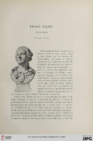 3. Pér. 29.1903: Pierre Julien, [1] : sculpteur