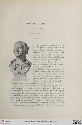 3. Pér. 29.1903: Pierre Julien, [1] : sculpteur