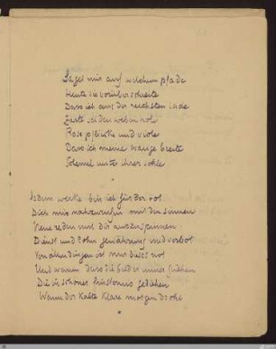 Saget mir auf welchem pfade : [SW III: H10]; [SW III, S. 85/143]