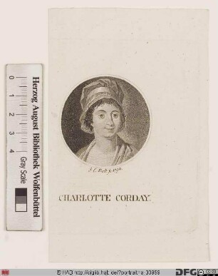 Bildnis (Marie-Anne) Charlotte de Corday (d'Armont)