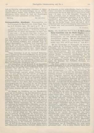271-272 [Rezension] Sdralek, Max (Hrsg.), Kirchengeschichtliche Abhandlungen. Dritter Band