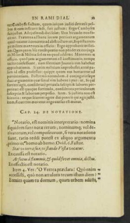Cap. 24. De Notatione.