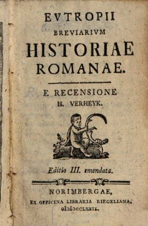 Evtropii Breviarivm Historiae Romanae