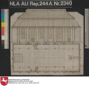 Wittmund, Kirche: Ansicht, Grundriss