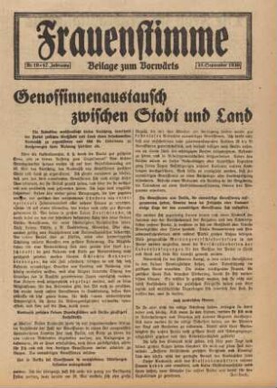Frauenstimme