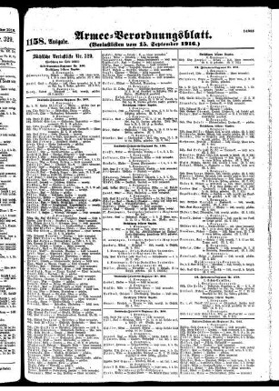 1158.Ausgabe. Freitag, 15. September 1916