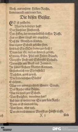 Die bösen Geister