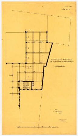 Warenhaus Wertheim, Rosenthaler Straße/Sophienstraße, Berlin 3. Bauabschnitt: Grundriss 2.OG, 1:100