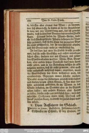 X. Vom Auffahren im Schlafe.